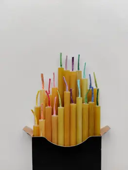 Beeswax Birthday Candles