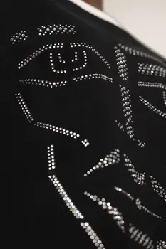 Crystal-Encrusted Unisex Sweatshirt