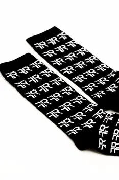 Jacquard Knitted Crew Socks