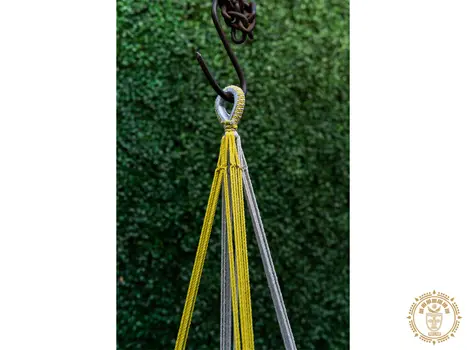 Macrame baby hammock Amarillo