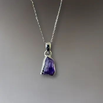 Freeform Gemstone Pendant Necklace