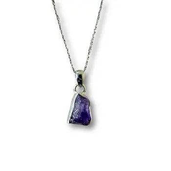 Freeform Gemstone Pendant Necklace