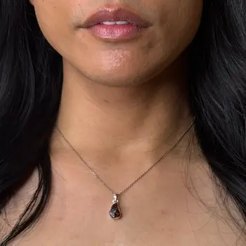 Freeform Gemstone Pendant Necklace