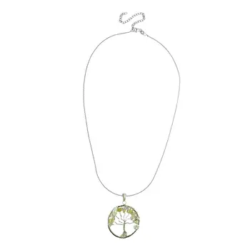 Tree of Life Gemstone Necklace