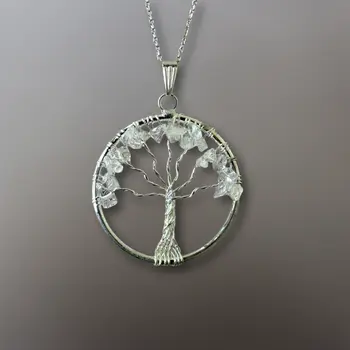 Tree of Life Gemstone Necklace
