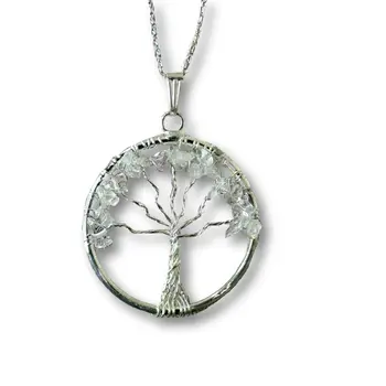 Tree of Life Gemstone Necklace