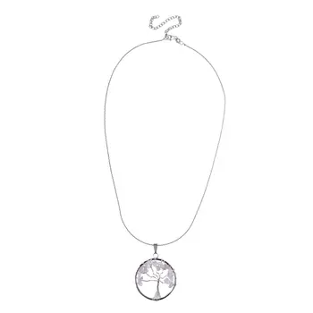 Tree of Life Gemstone Necklace