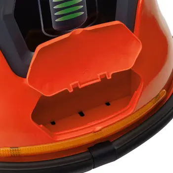 Bumper Car, 360° Rotation Spin 12V Kids Electric Car with Lights, Music, for Ages 1.5-5 Years - Orange | HOMCOM