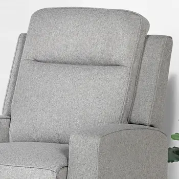 Electric Recliner Armchair, Recliner Chair with Adjustable Leg Rest, USB Port in Grey | HOMCOM