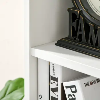 Seven-Cube Bookcase - White Wood Effect by HOMCOM