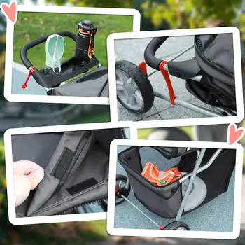 PawHut 3 Wheel Pet Stroller for Small and Miniature Dogs in Charcoal Grey