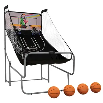 Foldable Double Shot Basketball Arcade Game with 8 Modes | SPORTNOW