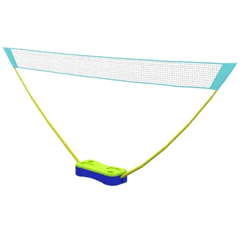 Badminton Set with Volleyball Net, Portable Badminton Net with 2 Rackets, 2 Shuttlecocks and Carry Case, for Indoor Outdoor Sports | SPORTNOW