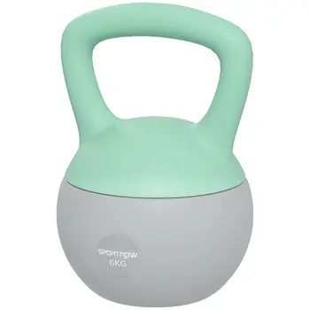 6KG Kettlebell, Soft Kettle Bell with Non-Slip Handle for Home Gym Weight Lifting and Strength Training | SPORTNOW