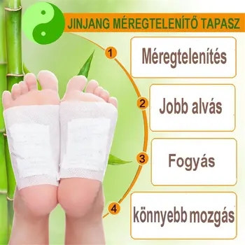 Méregtelenítő talptapasz