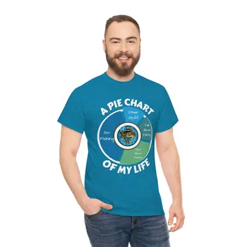 A PIE CHART OF MY LIFE - Unisex Heavy Cotton Tee