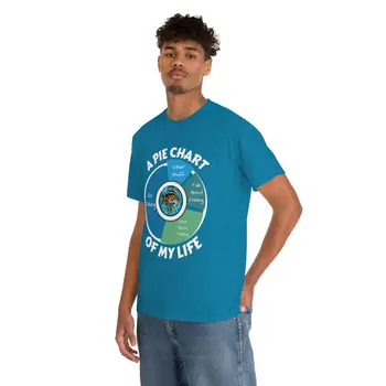 A PIE CHART OF MY LIFE - Unisex Heavy Cotton Tee