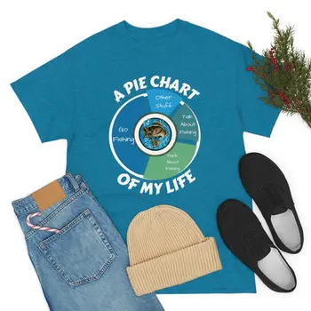A PIE CHART OF MY LIFE - Unisex Heavy Cotton Tee