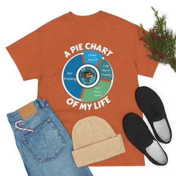 A PIE CHART OF MY LIFE - Unisex Heavy Cotton Tee