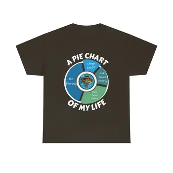 A PIE CHART OF MY LIFE - Unisex Heavy Cotton Tee