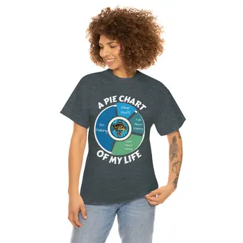 A PIE CHART OF MY LIFE - Unisex Heavy Cotton Tee