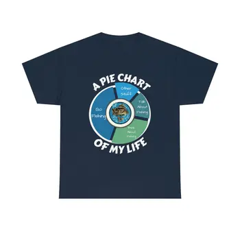 A PIE CHART OF MY LIFE - Unisex Heavy Cotton Tee