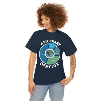 A PIE CHART OF MY LIFE - Unisex Heavy Cotton Tee