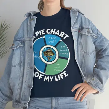 A PIE CHART OF MY LIFE - Unisex Heavy Cotton Tee