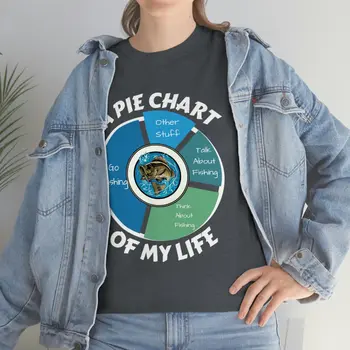 A PIE CHART OF MY LIFE - Unisex Heavy Cotton Tee
