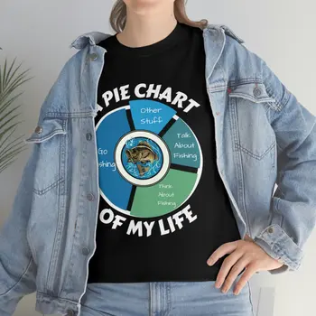 A PIE CHART OF MY LIFE - Unisex Heavy Cotton Tee