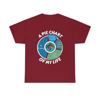 A PIE CHART OF MY LIFE - Unisex Heavy Cotton Tee