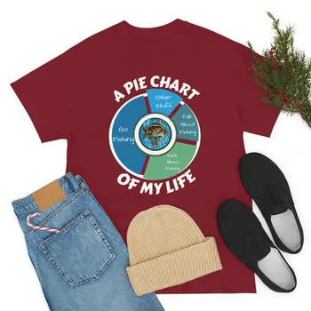 A PIE CHART OF MY LIFE - Unisex Heavy Cotton Tee