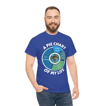 A PIE CHART OF MY LIFE - Unisex Heavy Cotton Tee