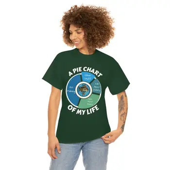 A PIE CHART OF MY LIFE - Unisex Heavy Cotton Tee