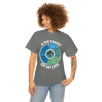 A PIE CHART OF MY LIFE - Unisex Heavy Cotton Tee