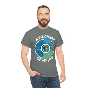 A PIE CHART OF MY LIFE - Unisex Heavy Cotton Tee