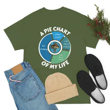 A PIE CHART OF MY LIFE - Unisex Heavy Cotton Tee