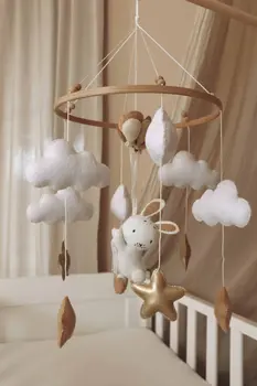 Handmade Bunny baby mobile
