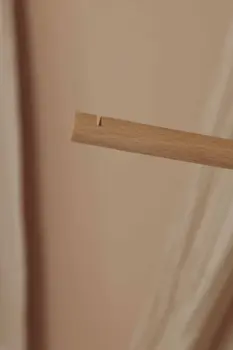 Wooden baby mobile arm fixed