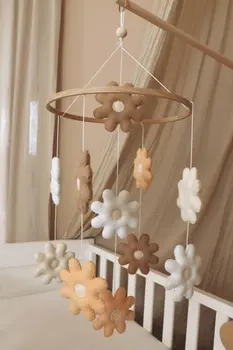 Handmade Flowers baby mobile