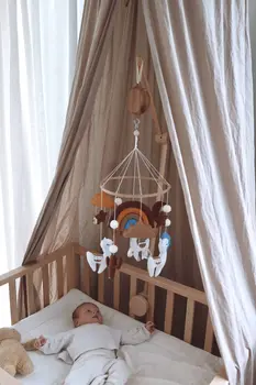 Handmade Lama baby mobile