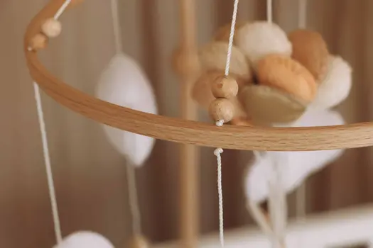 Handmade Bunny baby mobile