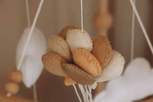 Handmade Bunny baby mobile