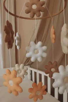 Handmade Flowers baby mobile