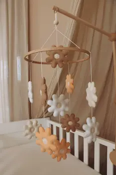 Handmade Flowers baby mobile