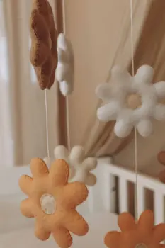 Handmade Flowers baby mobile