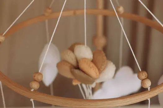 Handmade Bunny baby mobile