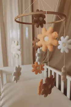 Handmade Flowers baby mobile