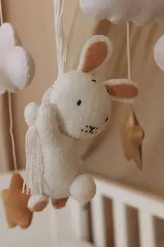 Handmade Bunny baby mobile