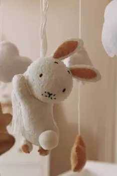 Handmade Bunny baby mobile
